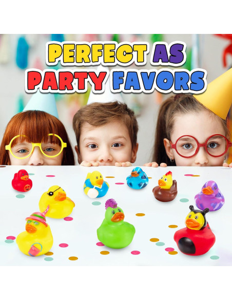 Juego de Patitos de Goma Variados Better Basics - 25 Unidades