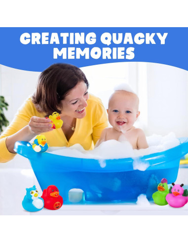 Juego de Patitos de Goma Variados Better Basics - 25 Unidades