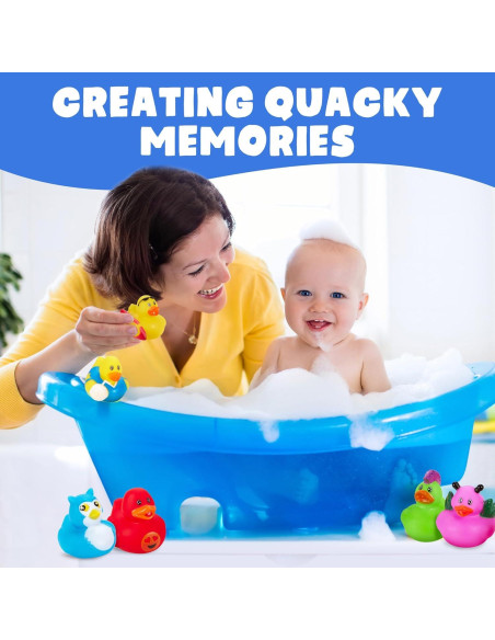 Juego de Patitos de Goma Variados Better Basics - 25 Unidades