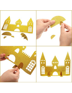 Centro de Mesa Castillo Brillante Gejoy 4 Piezas 30.48 cm 2