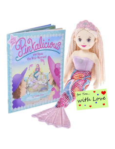 Muñeca Sirena Ganz Shimmer Cove Shelly con Libro y Stickers