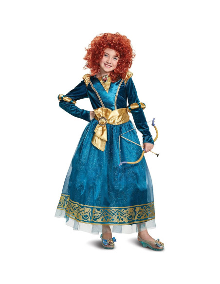 Disfraz Princesa Disney Merida Deluxe Verde 3T-4T
