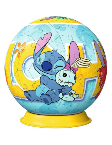 Puzzle 3D Ravensburger Disney Stitch 72 Piezas 13 cm