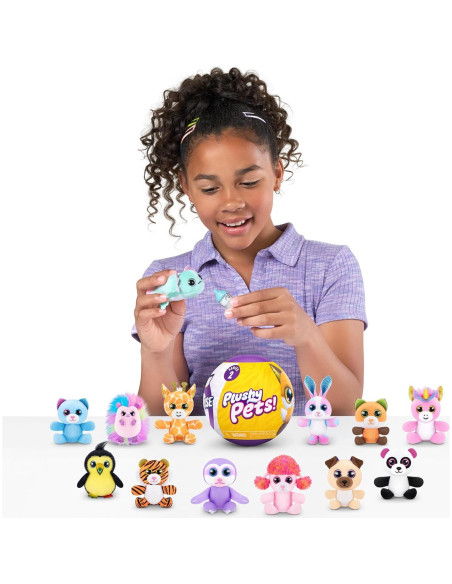 5 Sorpresa Mascotas Peludas ZURU - Paquete de 3 Juguetes