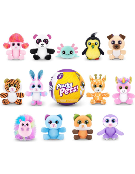 5 Sorpresa Mascotas Peludas ZURU - Paquete de 3 Juguetes