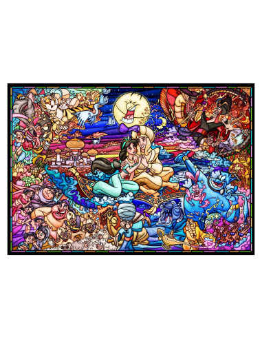 Rompecabezas Tenyo Aladino Blanco Puro 1000 Piezas 51x73.5cm