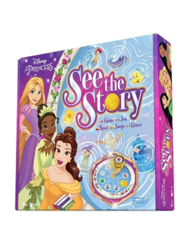 Juego de Mesa Funko Disney Princesas - Estrategia 2-4 Jugadores