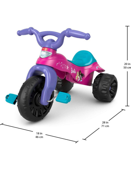 Triciclo para Niños Fisher-Price Barbie Tough Trike 2-5 Años