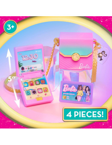 Conjunto Teléfono Interactivo Barbie Trend 4 Piezas
