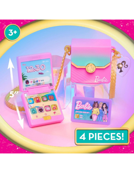 Conjunto Teléfono Interactivo Barbie Trend 4 Piezas