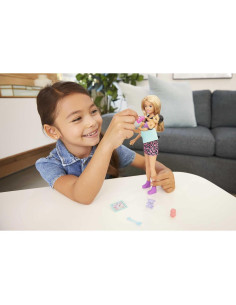 Barbie Skipper Niñeras Inc Set con Muñeca Rubia y Bebé 2
