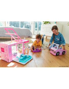 Camper Soñado 3-en-1 Barbie con Piscina y 60 Accesorios 2