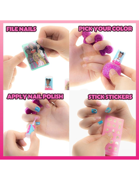 Conjunto de Maquillaje Infantil Barbie con Mochila - Townley Girl