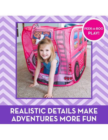 Carpa de Juego Pop Up Barbie Camper 109x69cm - Sunny Days