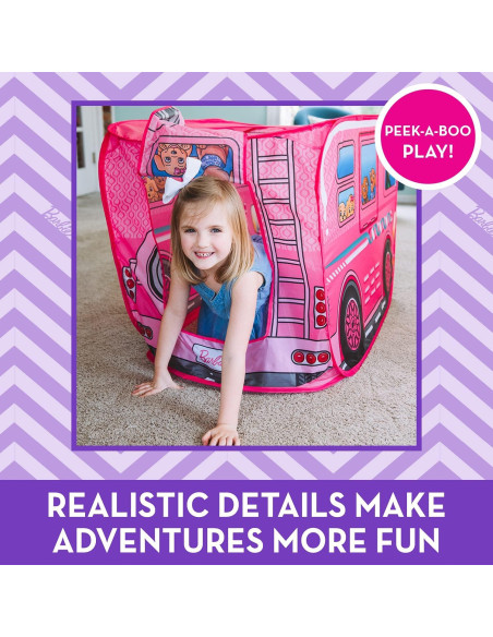 Carpa de Juego Pop Up Barbie Camper 109x69cm - Sunny Days