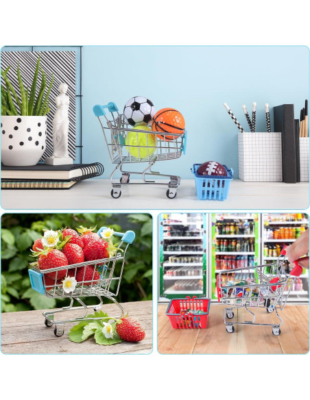 134 Piezas Mini Carrito de Compras Juguete HSJH