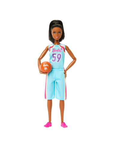Muñeca Barbie Jugadora de Baloncesto Mattel 30 cm con Balón