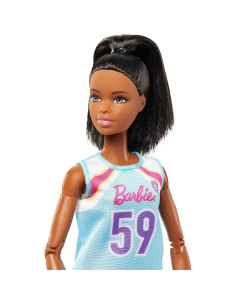 Muñeca Barbie Jugadora de Baloncesto Mattel 30 cm con Balón 2