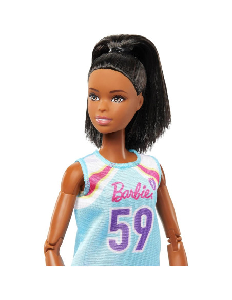 Muñeca Barbie Jugadora de Baloncesto Mattel 30 cm con Balón