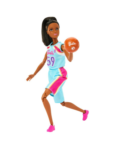 Muñeca Barbie Jugadora de Baloncesto Mattel 30 cm con Balón