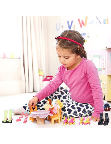 30 pares de zapatos para muñecas Barbie variados 12" (30 cm)