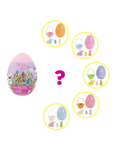 Huevo Sorpresa de Pascua Barbie con 6 Sorprisas y Cordero HCC74