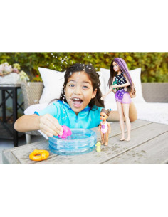 Juego de Agua Barbie Skipper Cuidado de Niños Inc. con Muñeca 2