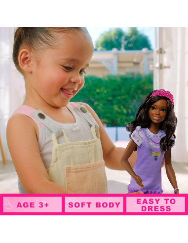 Muñeca Barbie Mi Primera Brooklyn 34.3 cm con Poodle y Accesorios