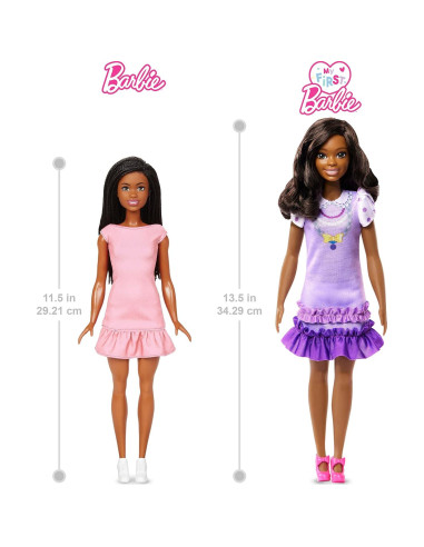 Muñeca Barbie Mi Primera Brooklyn 34.3 cm con Poodle y Accesorios