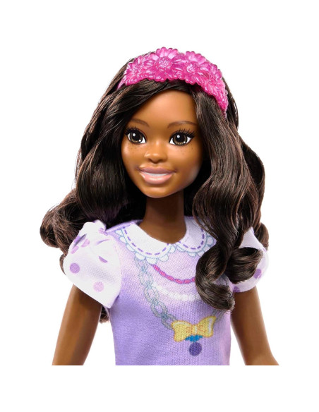 Muñeca Barbie Mi Primera Brooklyn 34.3 cm con Poodle y Accesorios