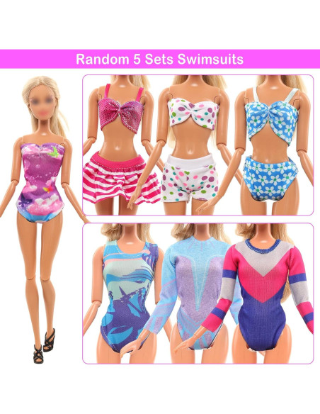 Conjunto de Ropa y Accesorios para Muñecas Joyfun 26 Piezas