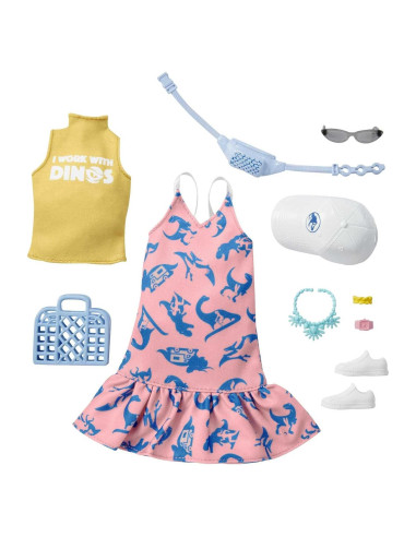 Accesorios Barbie Jurassic World 10 Piezas para Niñas