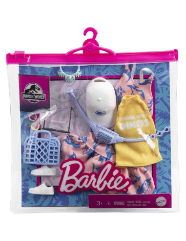 Accesorios Barbie Jurassic World 10 Piezas para Niñas