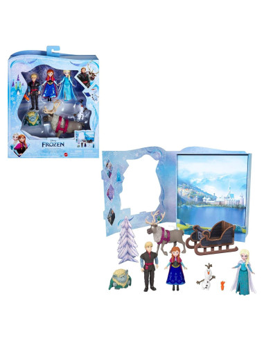 Juego de Juguetes Disney Frozen Mattel 6 Personajes 25x30cm