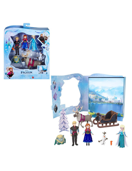 Juego de Juguetes Disney Frozen Mattel 6 Personajes 25x30cm