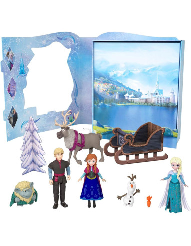 Juego de Juguetes Disney Frozen Mattel 6 Personajes 25x30cm