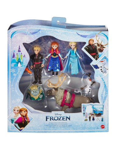 Juego de Juguetes Disney Frozen Mattel 6 Personajes 25x30cm