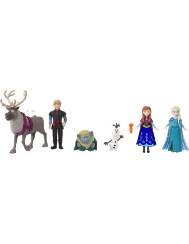 Juego de Juguetes Disney Frozen Mattel 6 Personajes 25x30cm