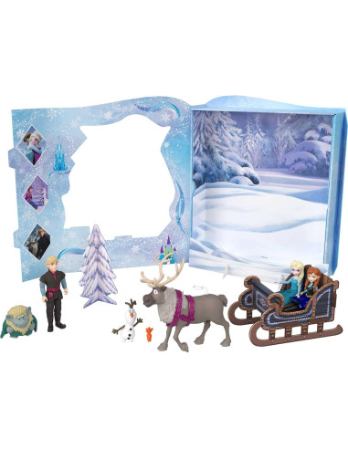 Juego de Juguetes Disney Frozen Mattel 6 Personajes 25x30cm