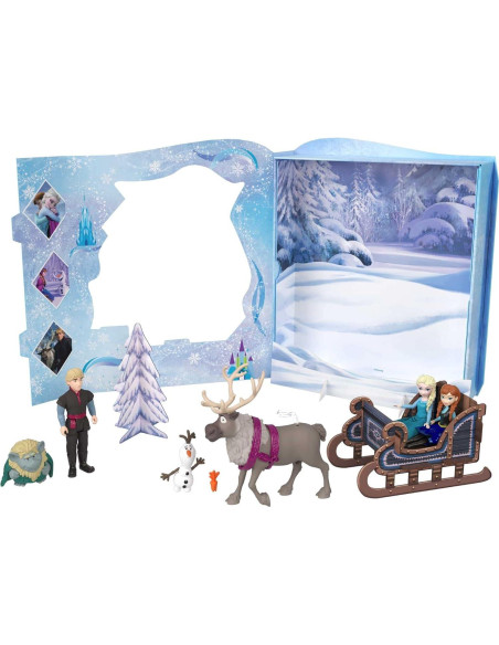 Juego de Juguetes Disney Frozen Mattel 6 Personajes 25x30cm