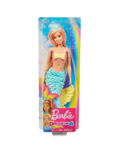 Muñeca Sirena Barbie Dreamtopia Coral con Tocado - 32.39 cm 2