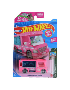 Hot Wheels Barbie Dream Camper Rosa 1:64 Mattel