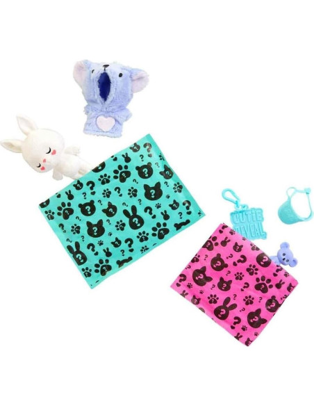 Barbie Revelación Cutie Disfraz de Animal con 5 Sorprisas