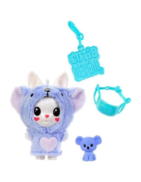 Barbie Revelación Cutie Disfraz de Animal con 5 Sorprisas
