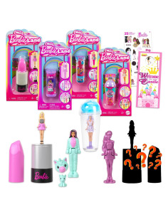 Conjunto de Muñecas Mini Barbie Misterio Revelar - 4 Figuras