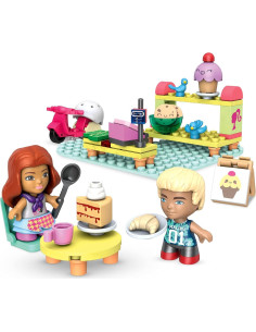 Juego de Bloques de Construcción Mega Construx Barbie Panadería 76 Piezas 2