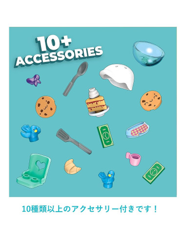 Juego de Bloques de Construcción Mega Construx Barbie Panadería 76 Piezas