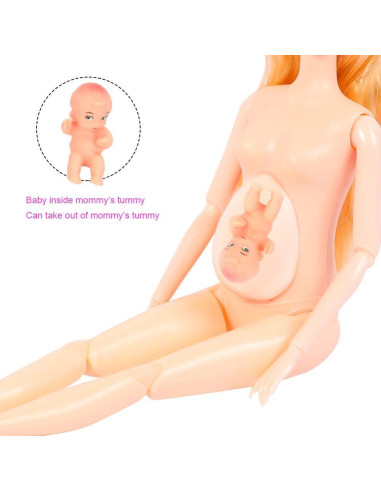 Conjunto de Muñecas de Familia UCanaan 6 Personas 70 Accesorios