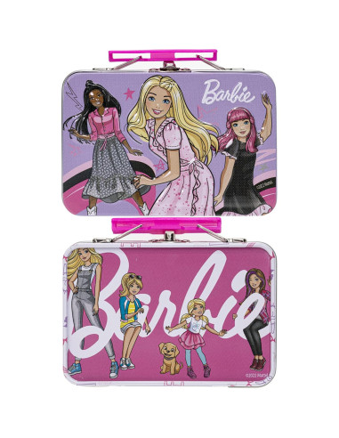 Set de Maquillaje Infantil Barbie - 4 Balsamos Labiales Naturales