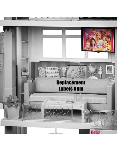 Hoja de Stickers de Repuesto Barbie Dreamhouse FHY73
